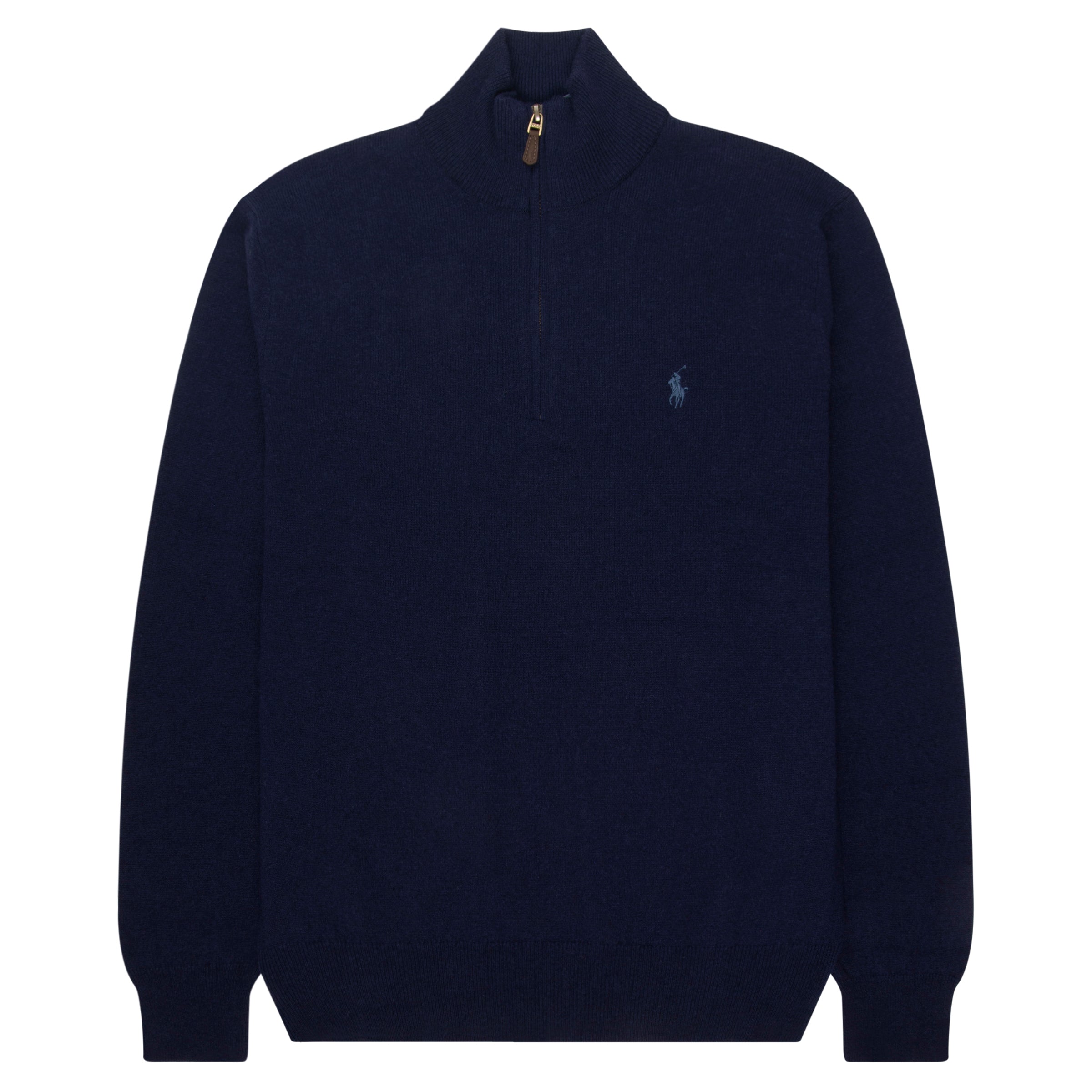 Ralph Lauren Navy Lambswool 1/4 Zip
