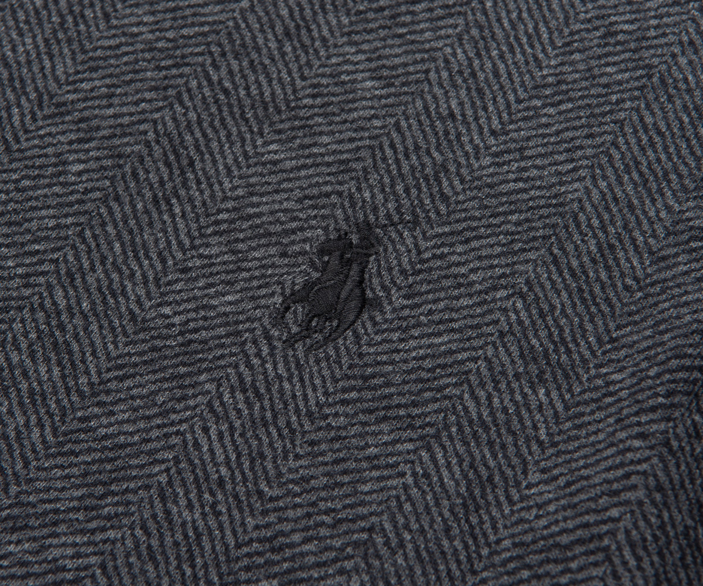 Ralph Lauren Grey Herringbone Full Zip Bomber