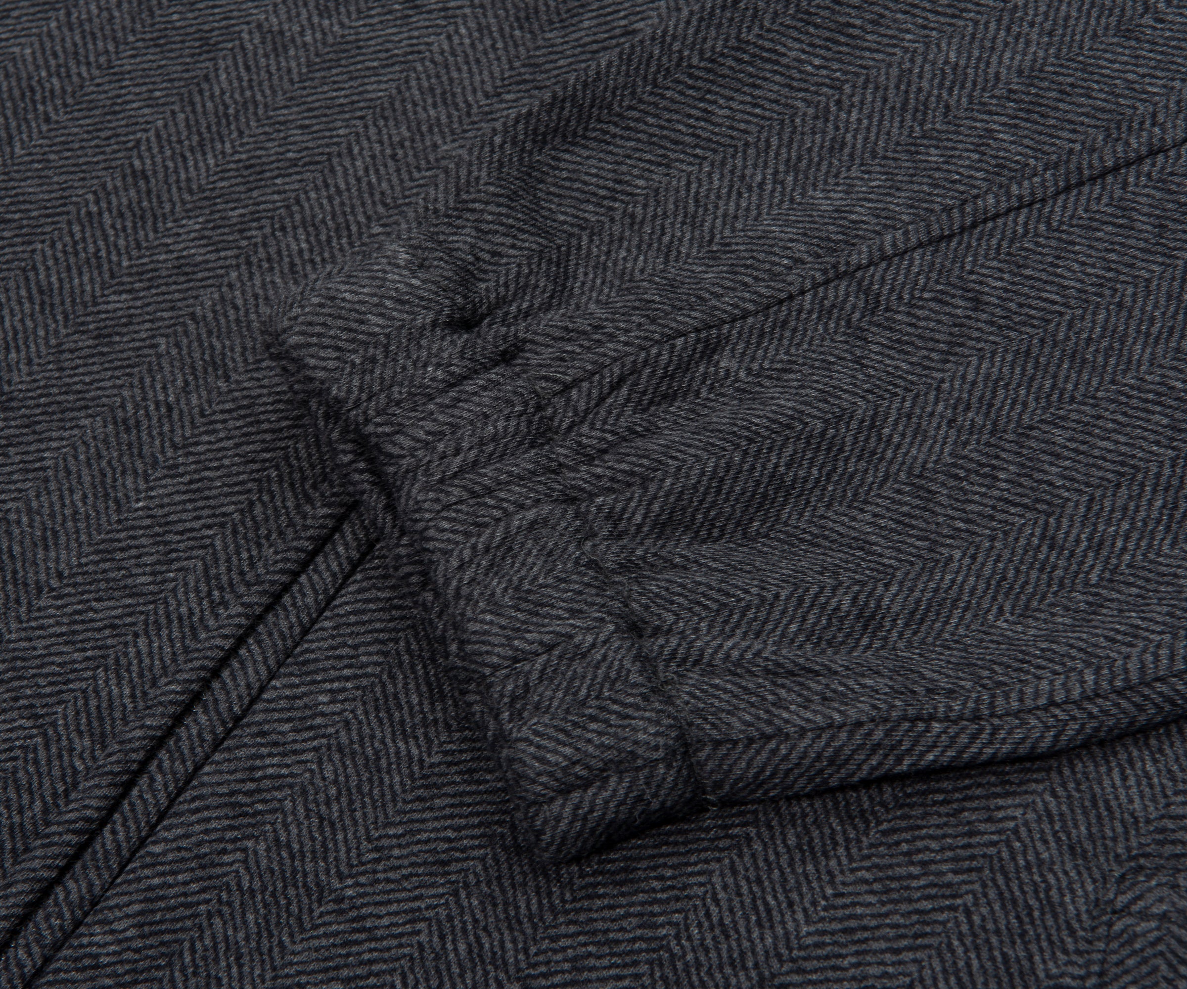 Ralph Lauren Grey Herringbone Full Zip Bomber