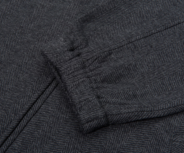 Polo Ralph Lauren Grey Herringbone Full Zip Bomber