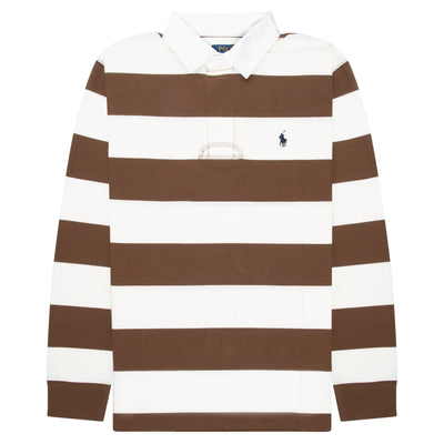 Polo Ralph Lauren Brown/ White Rugby Shirt