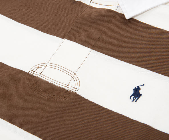 Polo Ralph Lauren Brown/ White Rugby Shirt