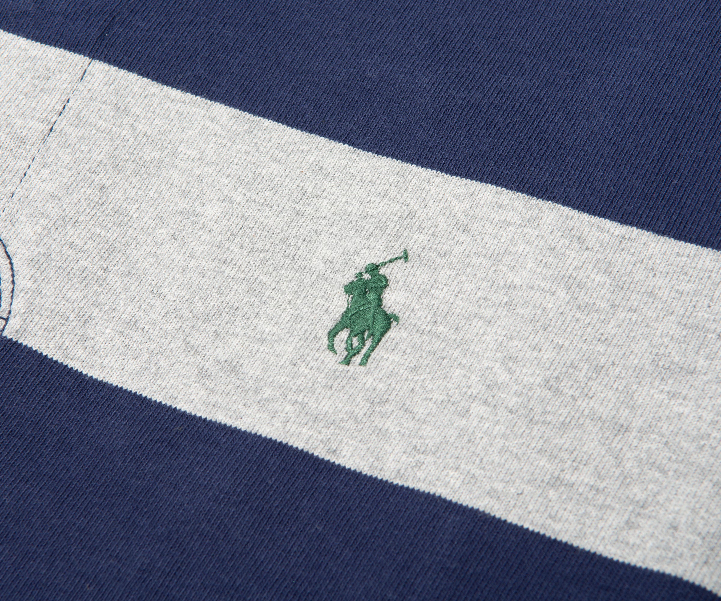 Ralph Lauren Blue/ Grey Rugby Shirt