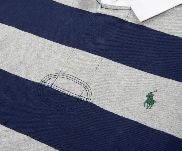 Polo Ralph Lauren Blue/ Grey Rugby Shirt