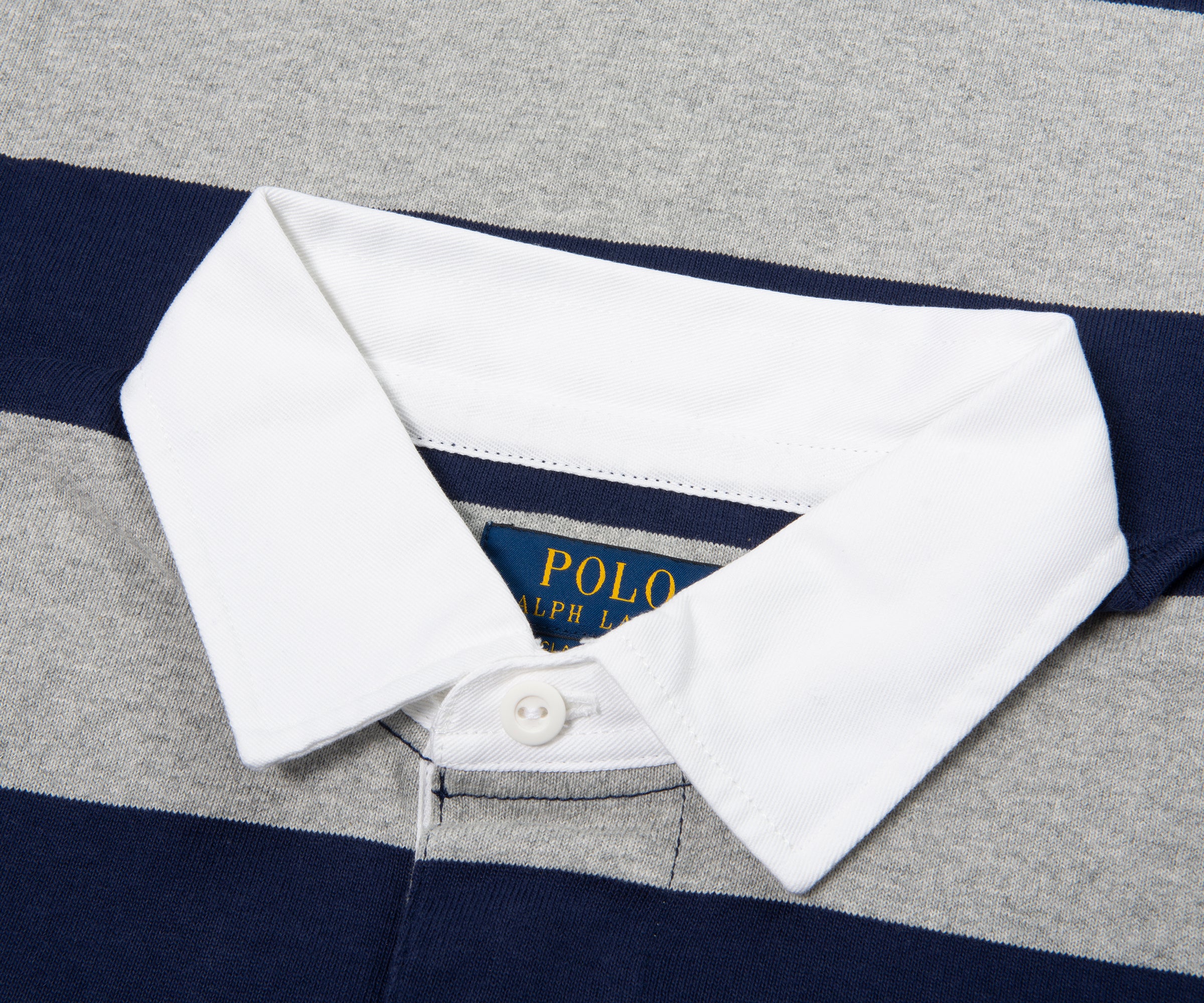 Ralph Lauren Blue/ Grey Rugby Shirt