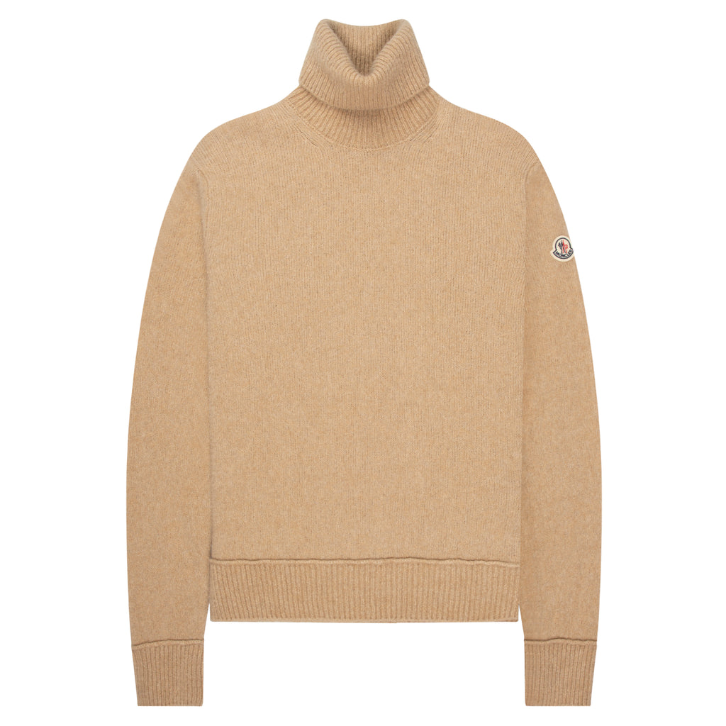 Moncler Caramel  Knitted Roll Neck