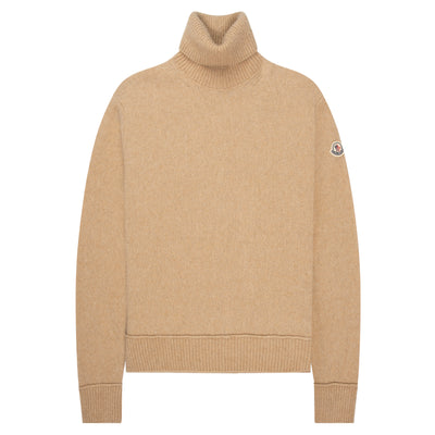 Moncler Caramel  Knitted Roll Neck