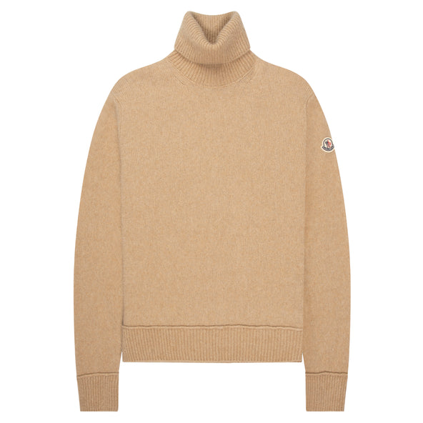 Moncler Caramel  Knitted Roll Neck