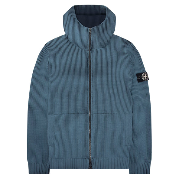 Stone Island Blue Presidents Corrosion 5100079 Knit Jumper