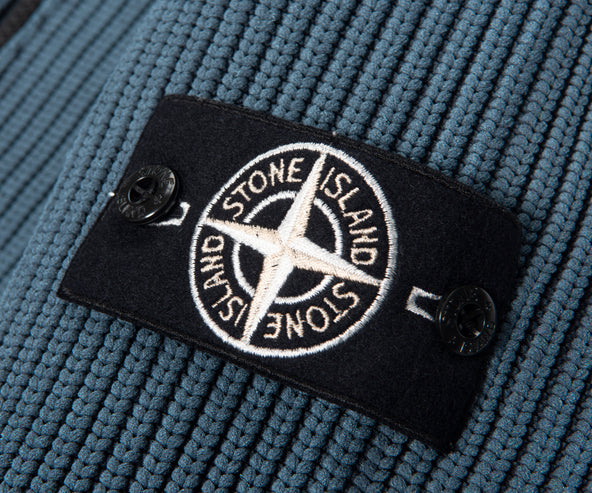 Stone Island Blue Presidents Corrosion 5100079 Knit Jumper