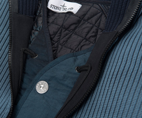 Stone Island Blue Presidents Corrosion 5100079 Knit Jumper