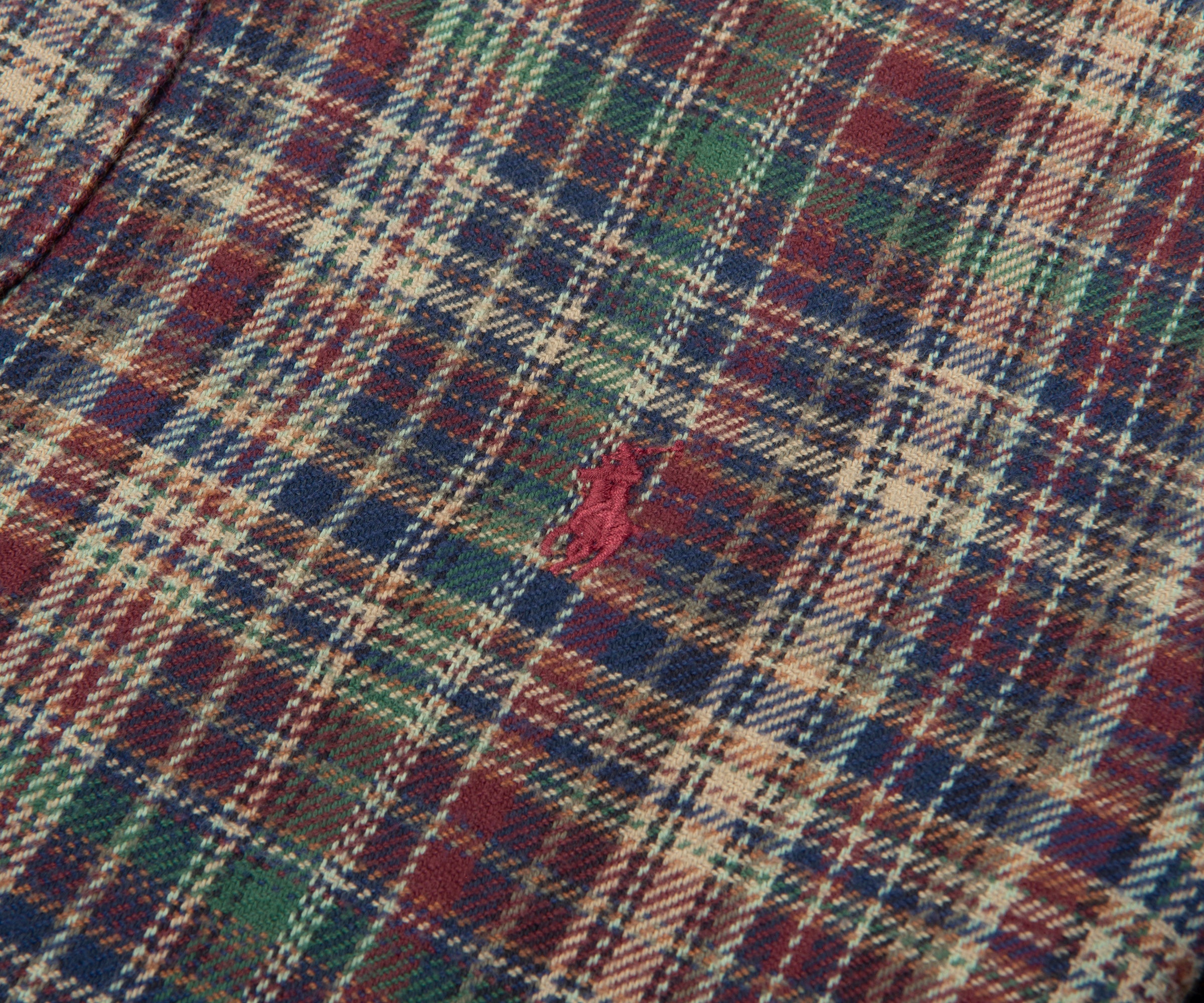 Ralph Lauren Multi Plaid Soft Wool Shirt