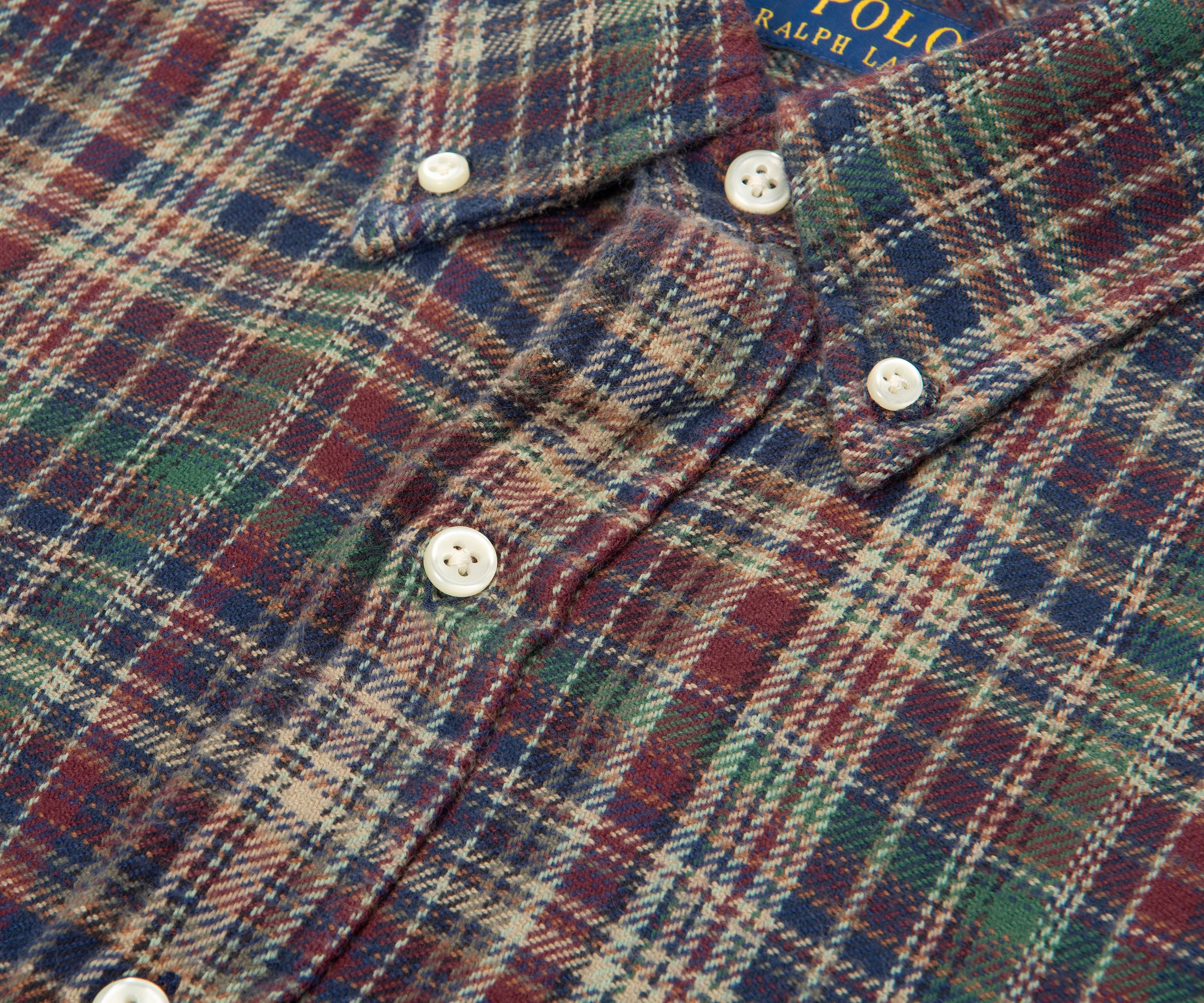 Ralph Lauren Multi Plaid Soft Wool Shirt
