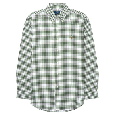 Polo Ralph Lauren Green/White Gingham Shirt