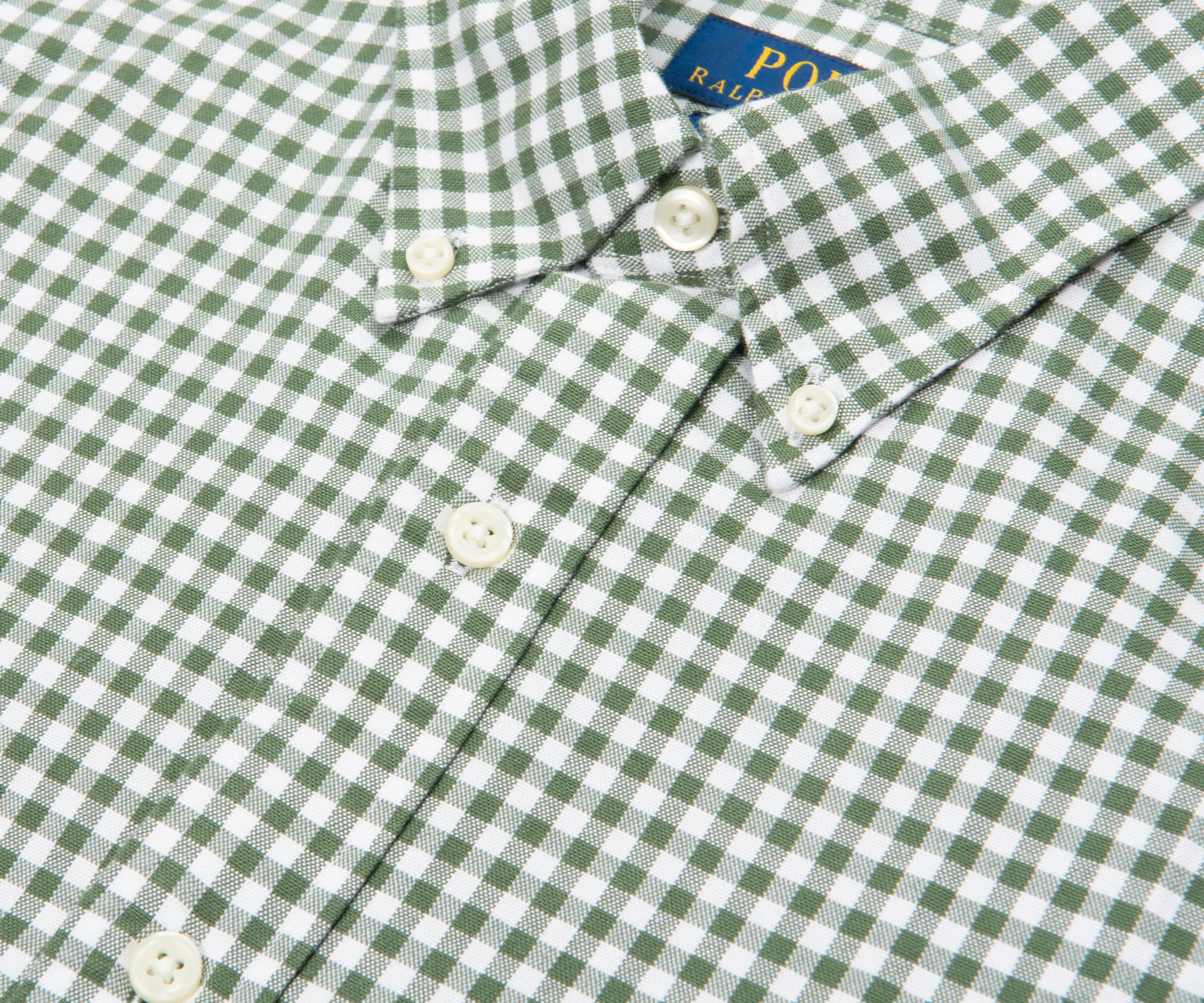 Ralph Lauren Green/White Gingham Shirt