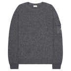 Moncler Grey Speckled Nylon Pocket Jumper