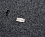 Moncler Grey Speckled Nylon Pocket Jumper