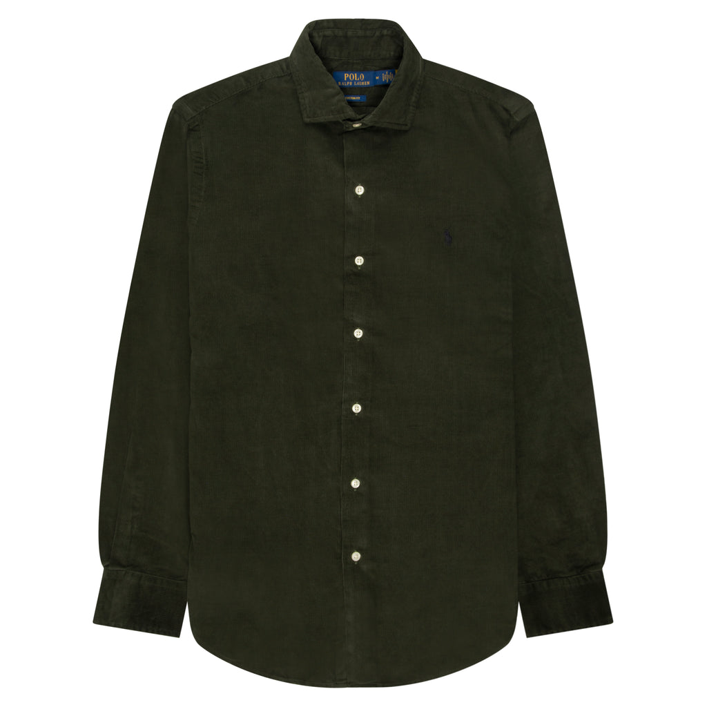 Ralph Lauren Moss Green Corduroy Shirt