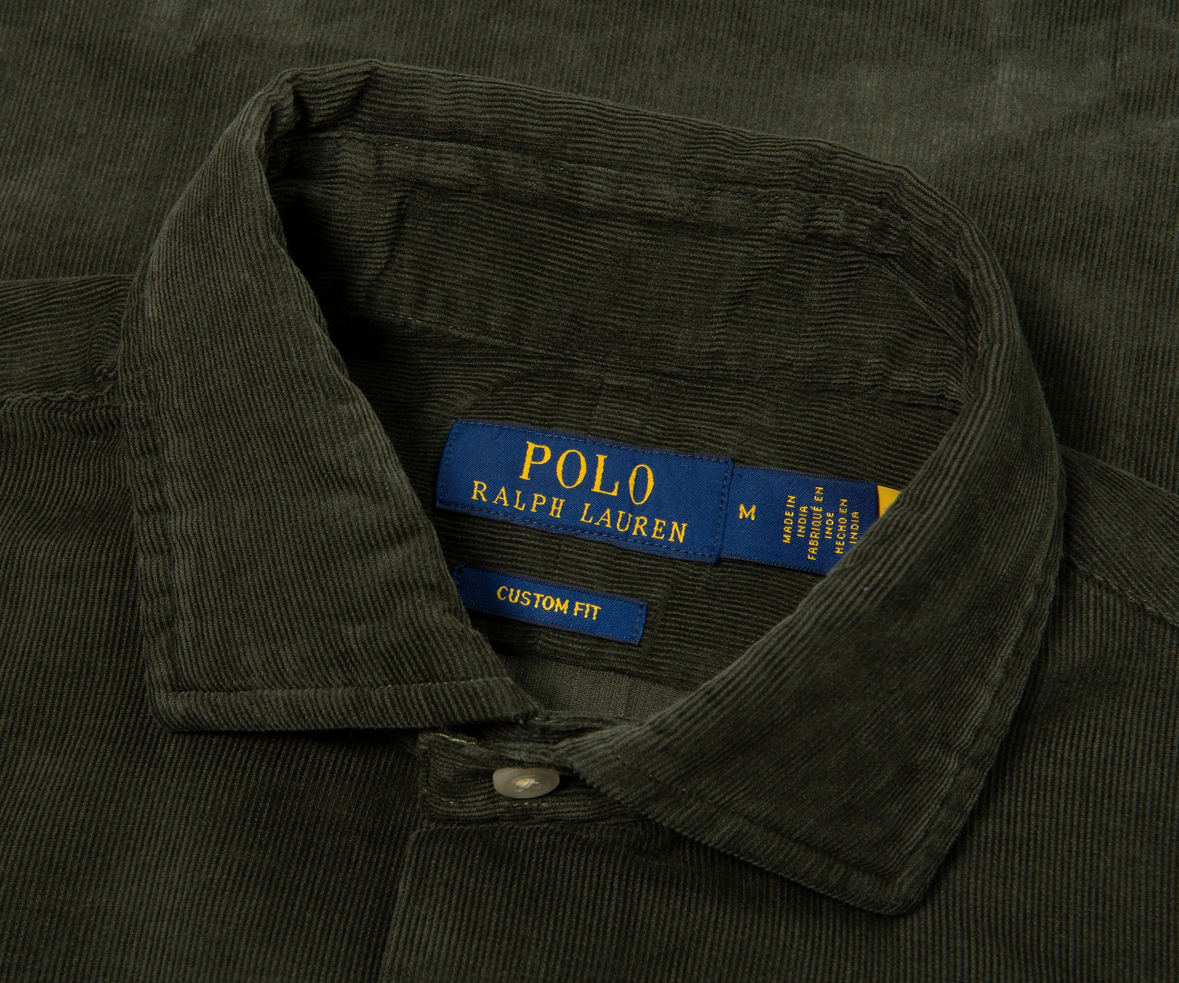 Ralph Lauren Moss Green Corduroy Shirt