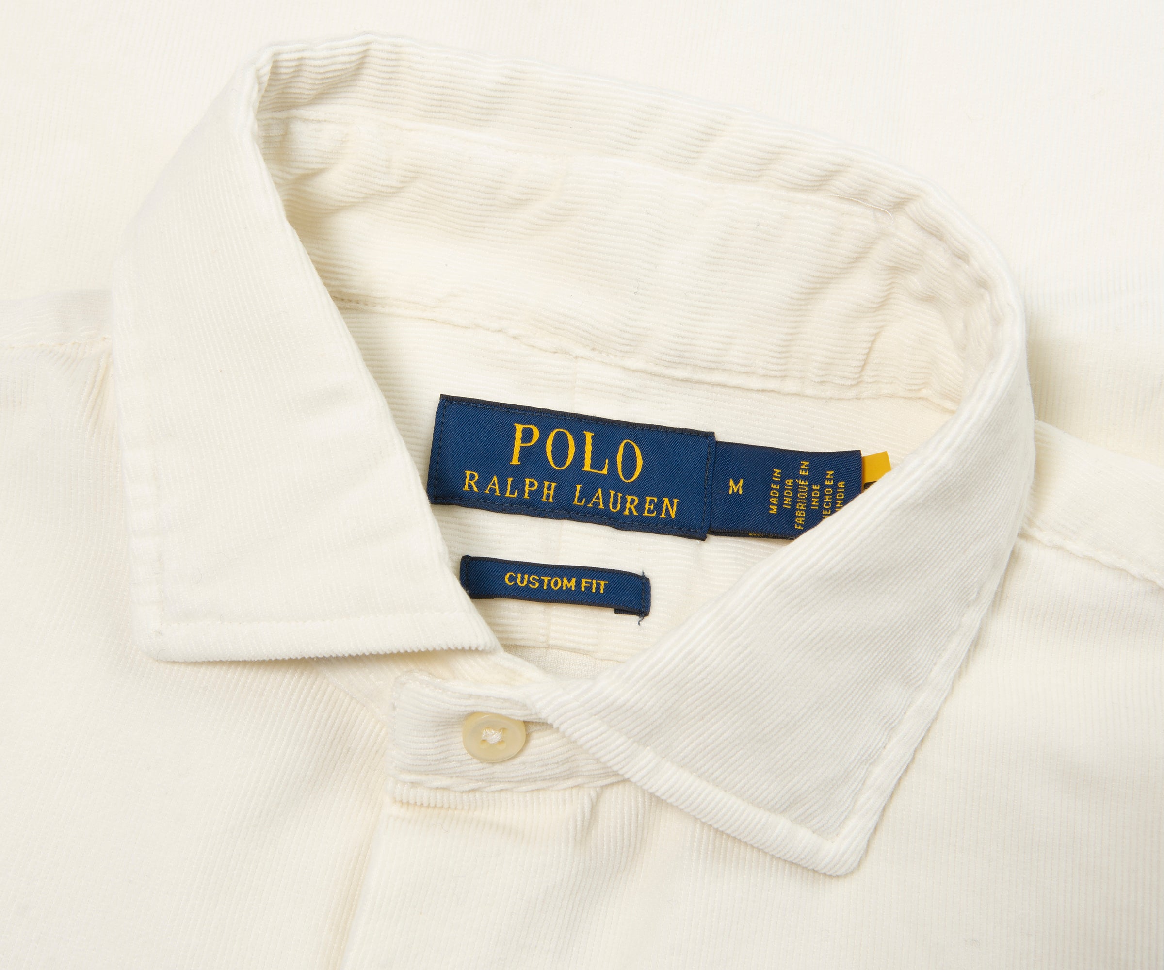 Ralph Lauren Off White Corduroy Shirt