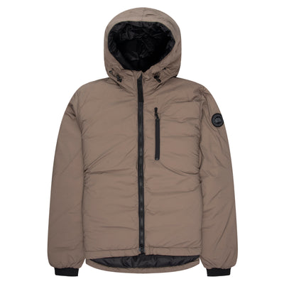Canada Goose Taupe Lodge Hooded Puffer