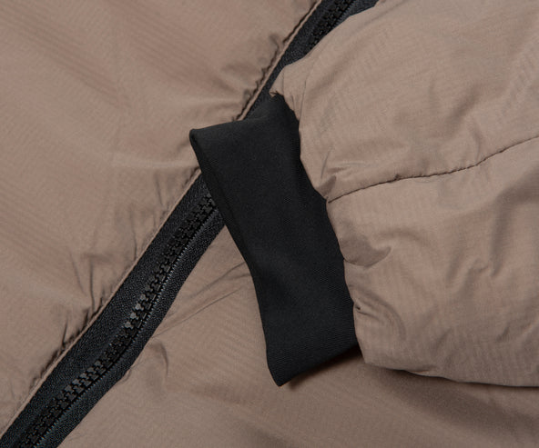 Canada Goose Taupe Lodge Hooded Puffer