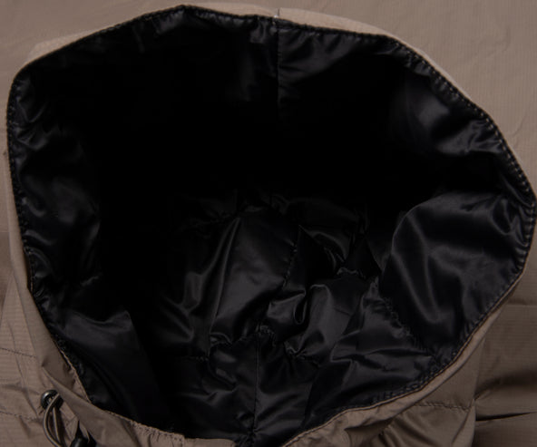 Canada Goose Taupe Lodge Hooded Puffer