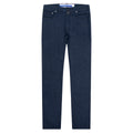 Jacob Cohen Bard Suede Patch Slim Fit Jeans Denim Blue