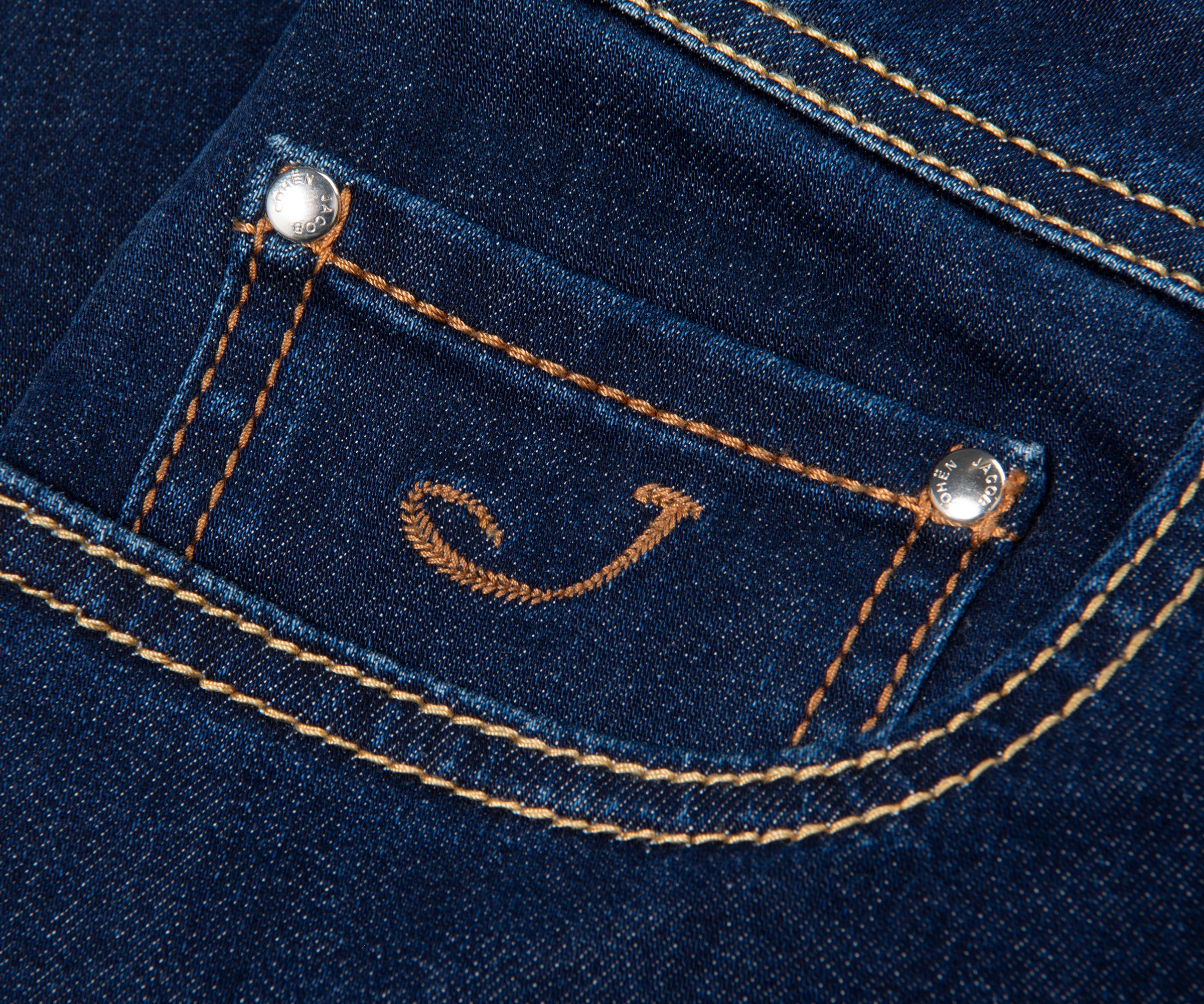 Jacob Cohën Bard Slim Fit Jeans in Dark Blue