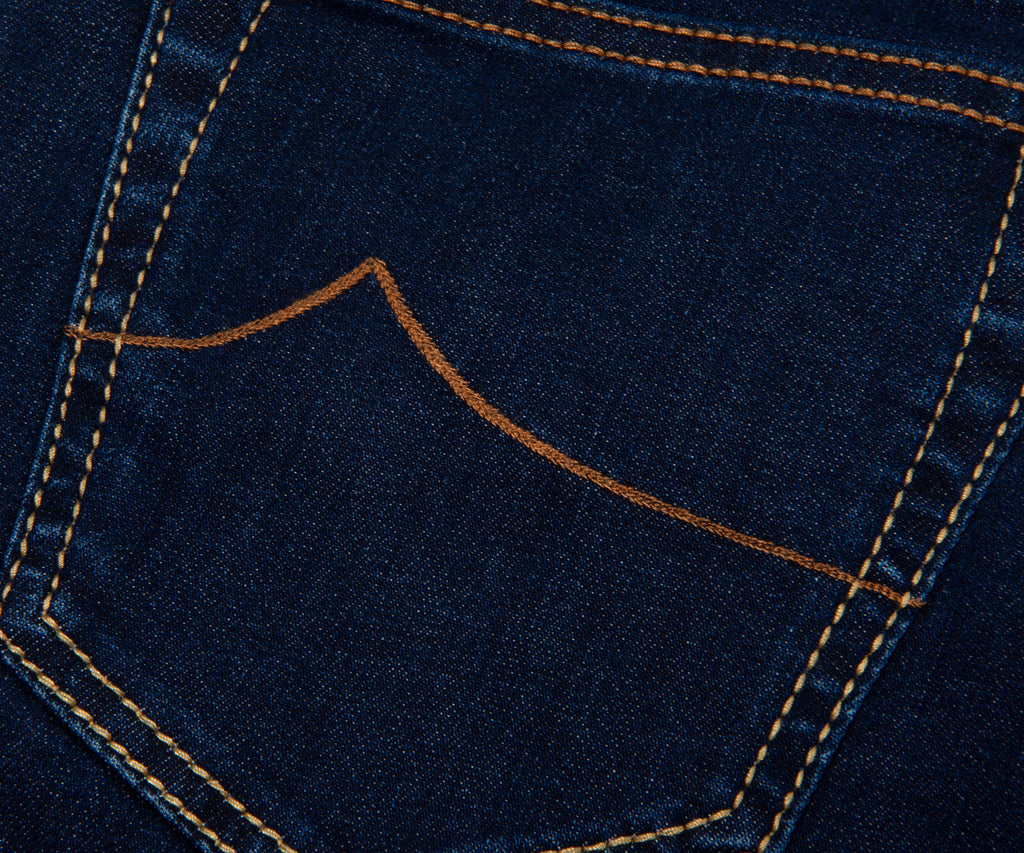 Jacob Cohën Bard Slim Fit Jeans in Dark Blue