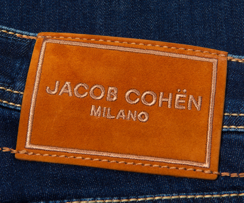 Jacob Cohën Bard Slim Fit Jeans in Dark Blue