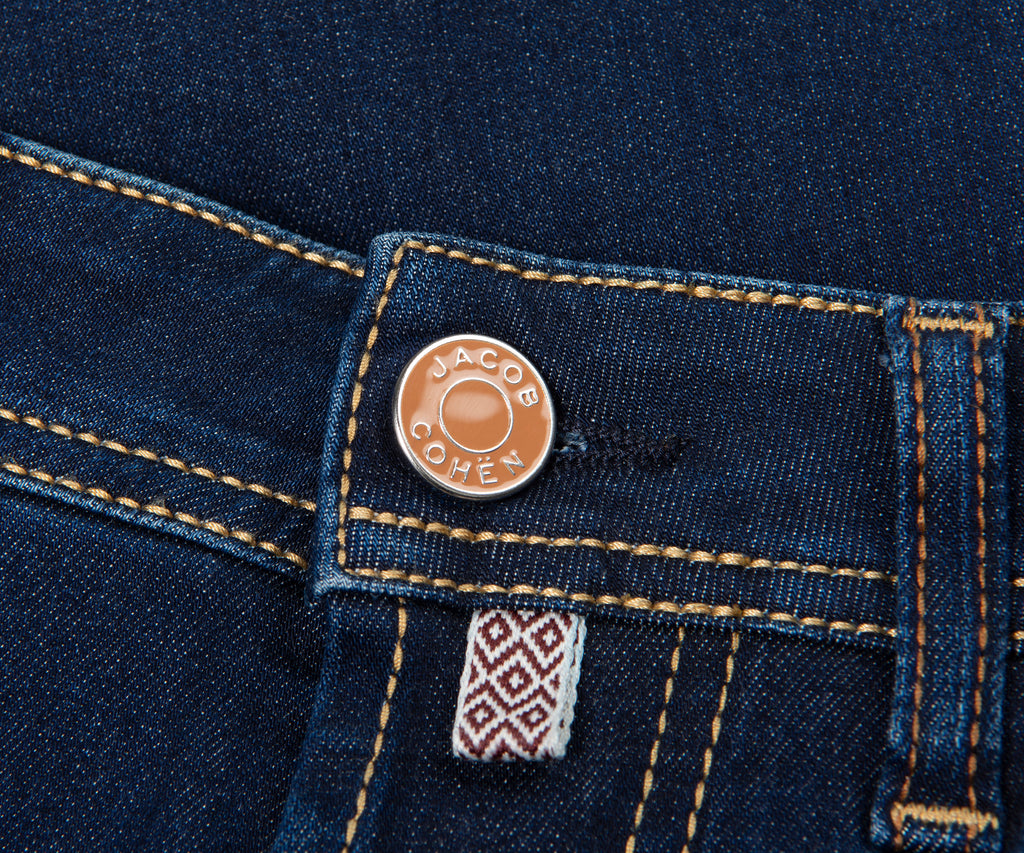 Jacob Cohën Bard Slim Fit Jeans in Dark Blue