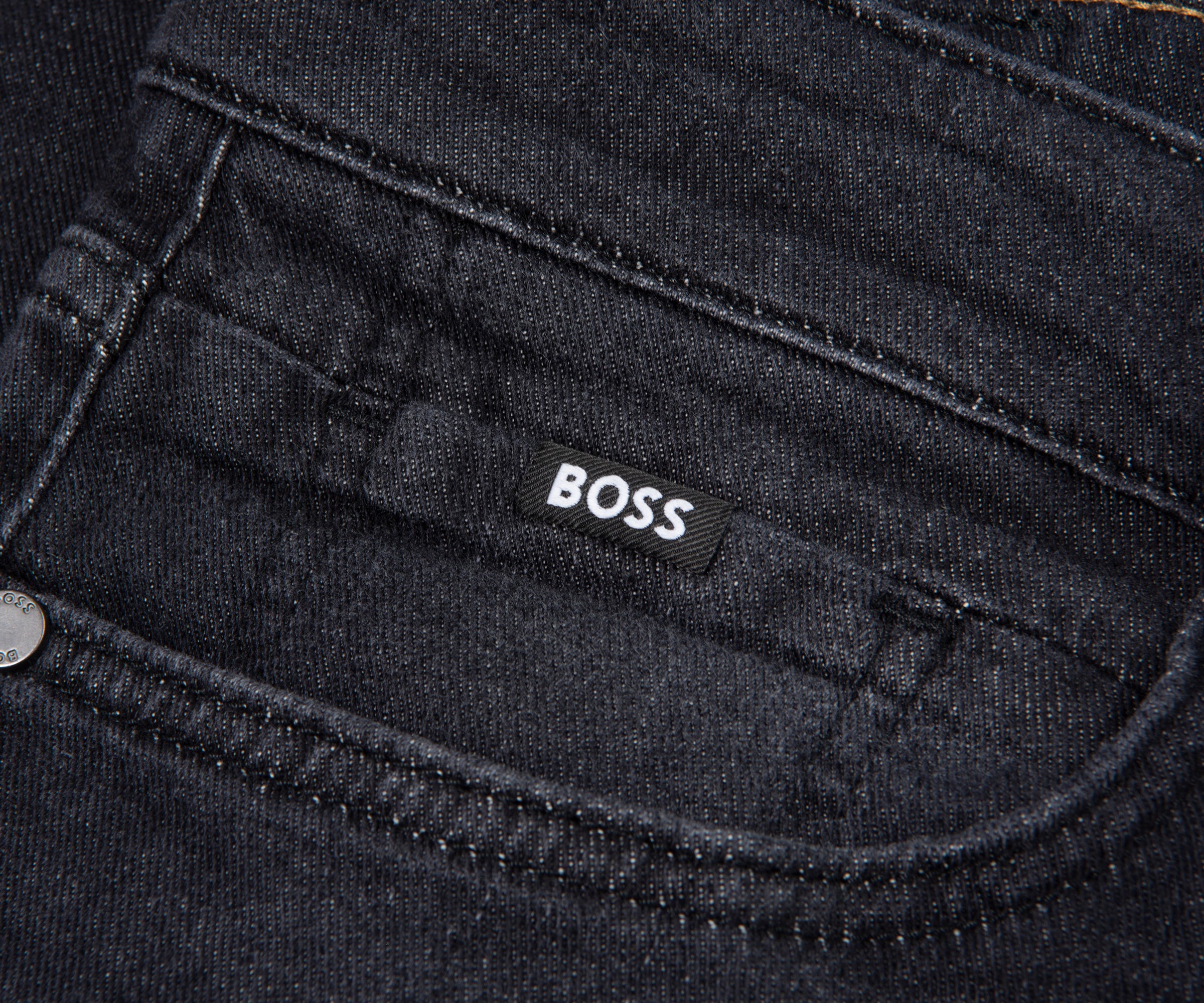 Boss Dark Grey H Delaware Slim Jeans