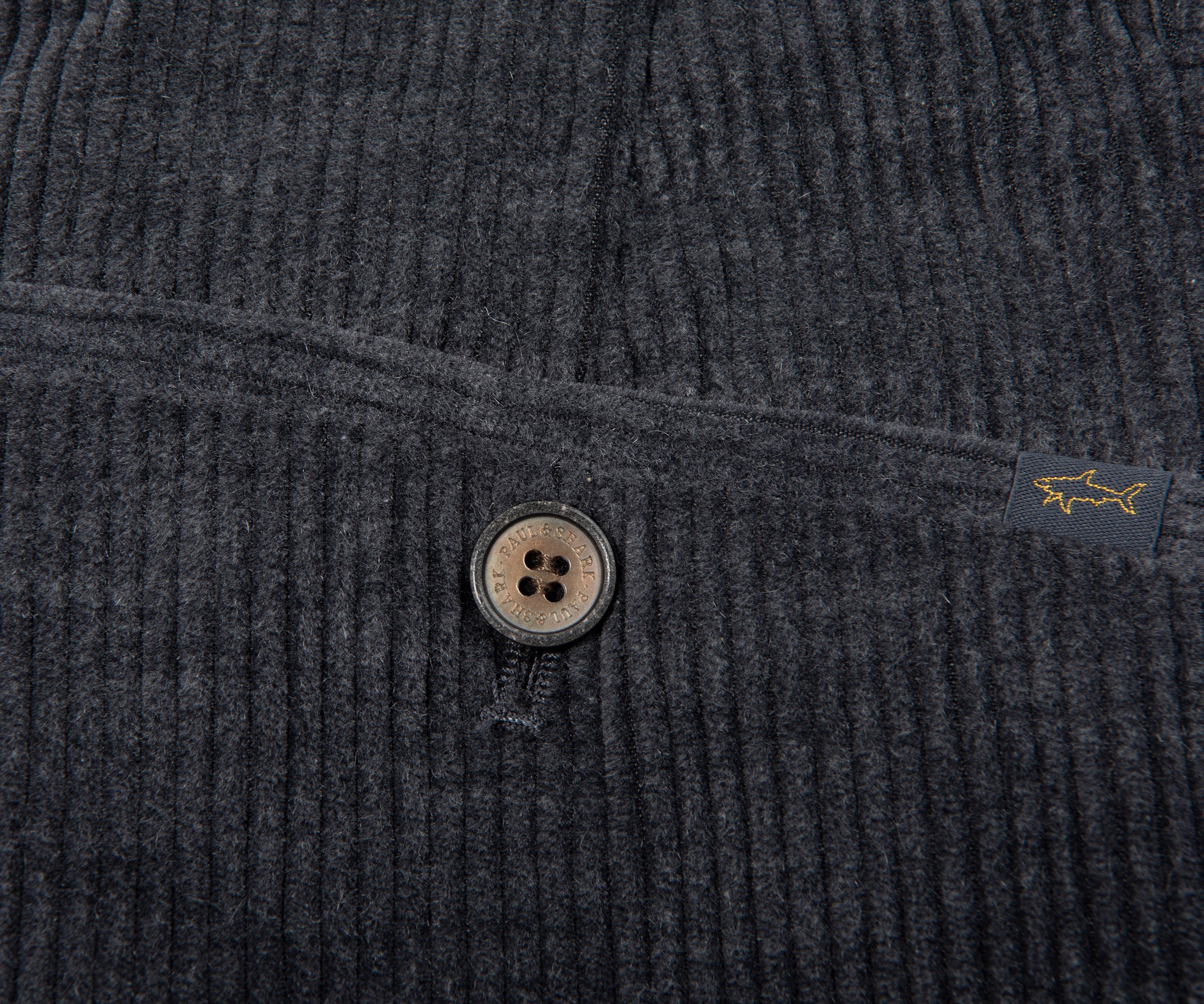 Paul & Shark Grey Soft Cord Trousers