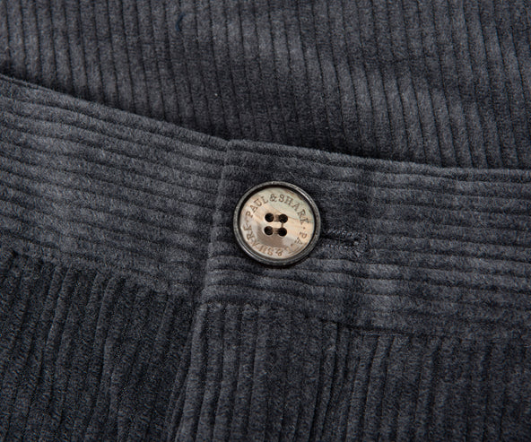 Paul & Shark Grey Soft Cord Trousers