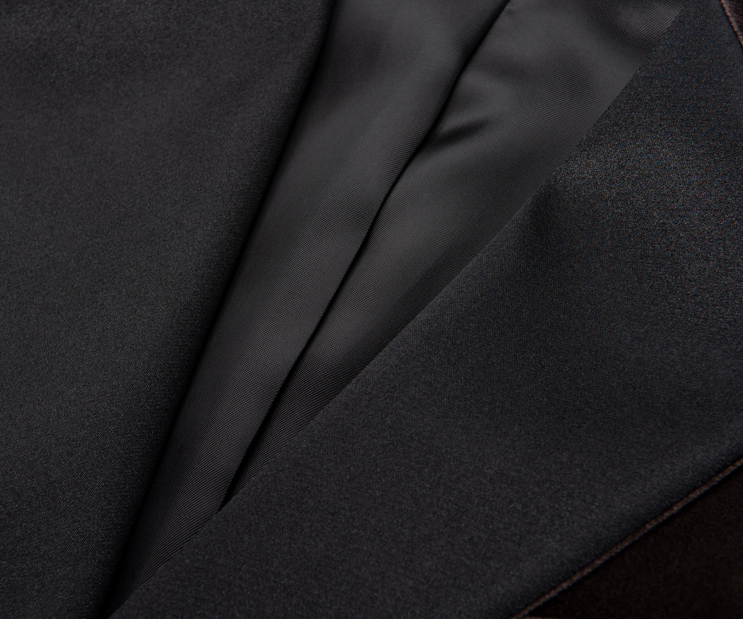 Boss Chocolate H Huston Slim Fit Velvet Cotton Suit