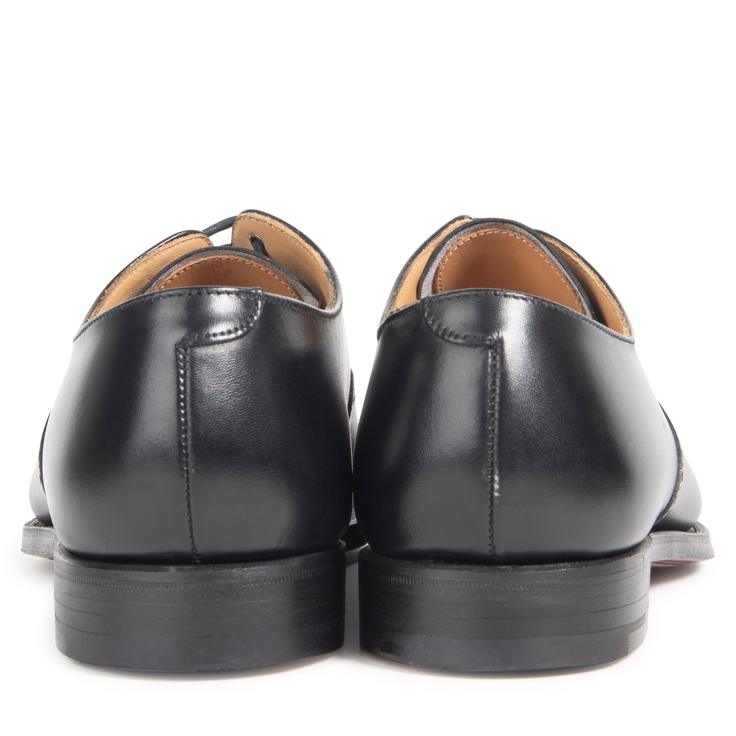 Crockett & Jones Edgware Punched Medallion Shoe Black