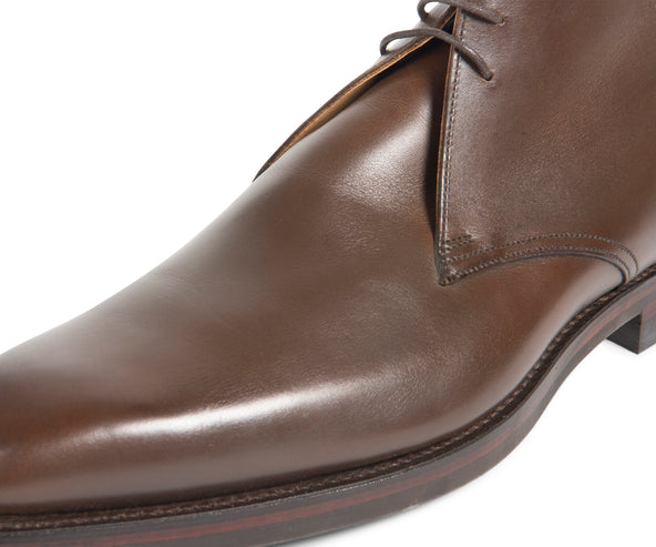 Crockett & Jones Tetbury Leather Ankle Boot Brown