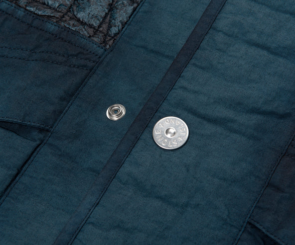 Stone Island Navy Corrosion Nylon Reps TC Vest