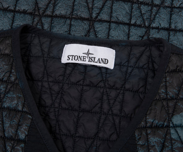Stone Island Navy Corrosion Nylon Reps TC Vest