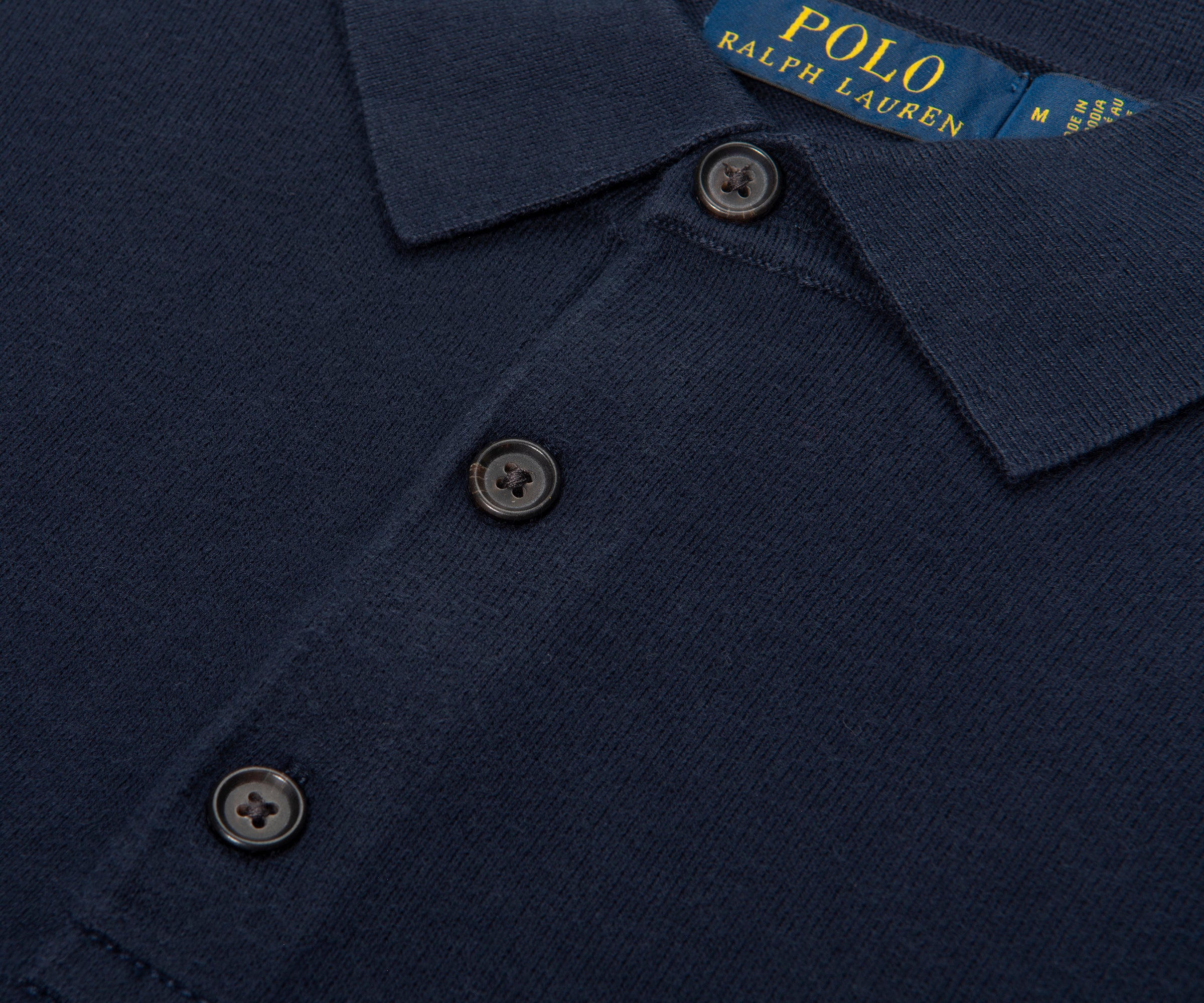 Ralph Lauren Navy LS Polo