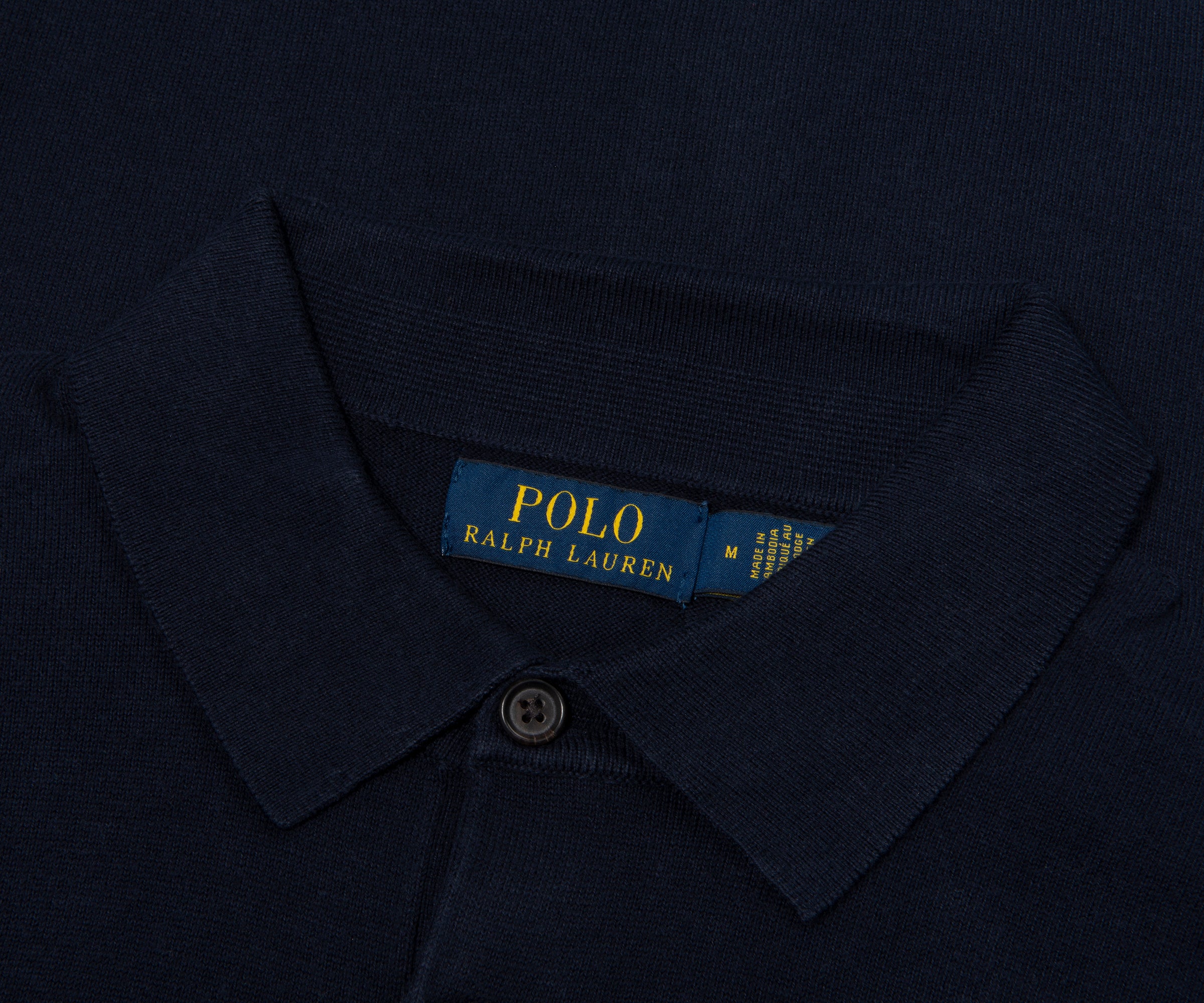 Ralph Lauren Navy LS Polo