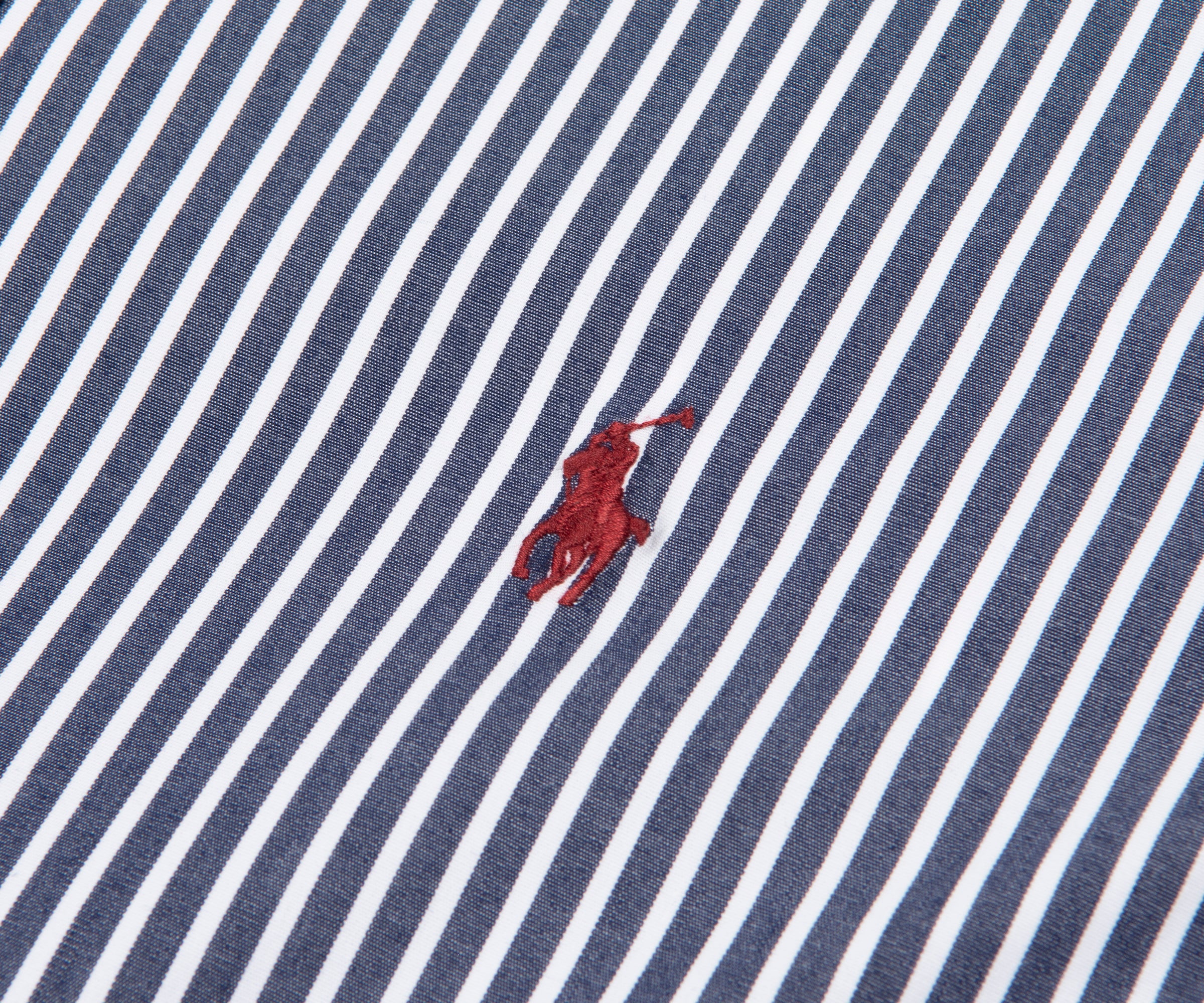 Ralph Lauren Blue/ White Striped Shirt