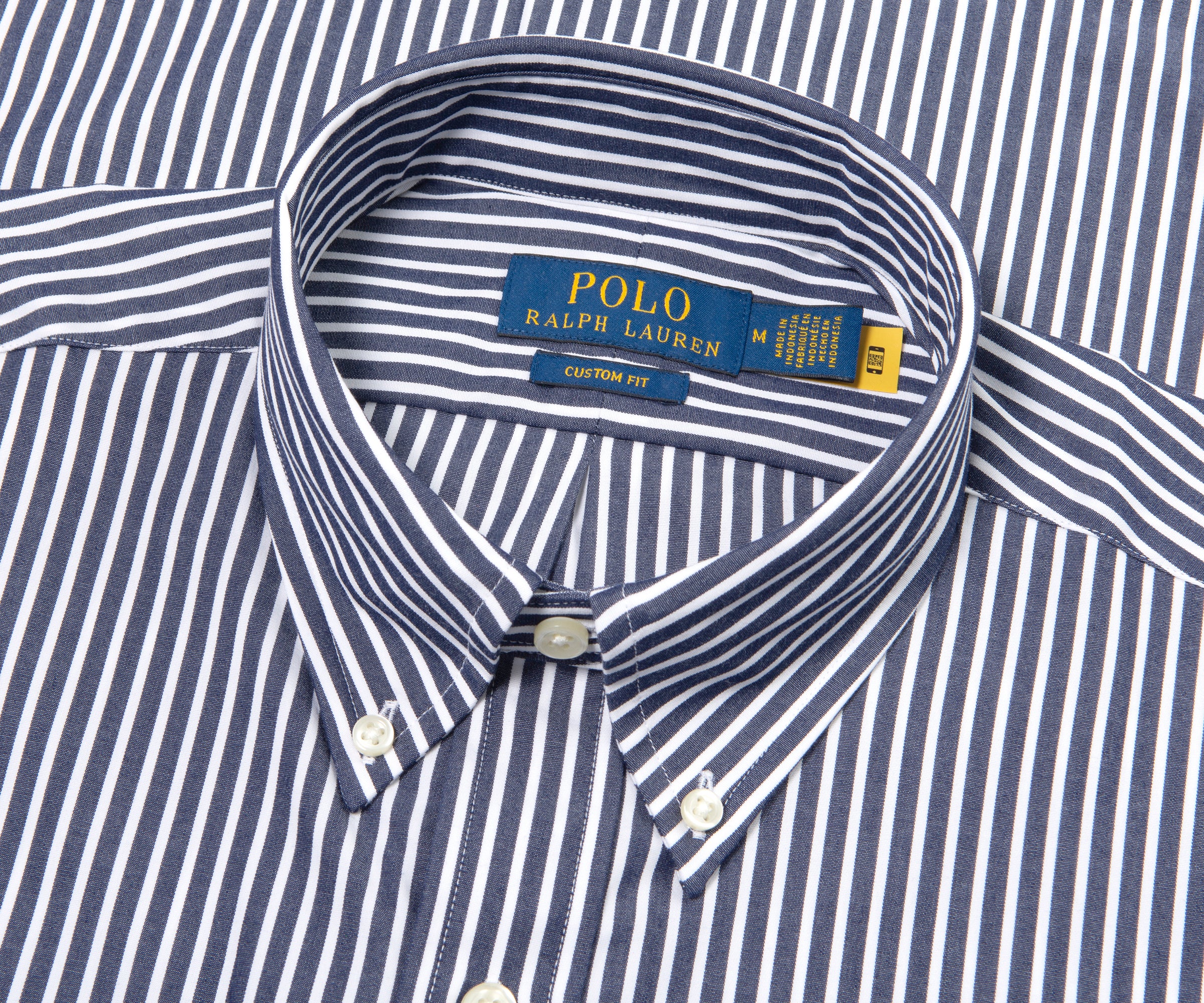 Ralph Lauren Blue/ White Striped Shirt