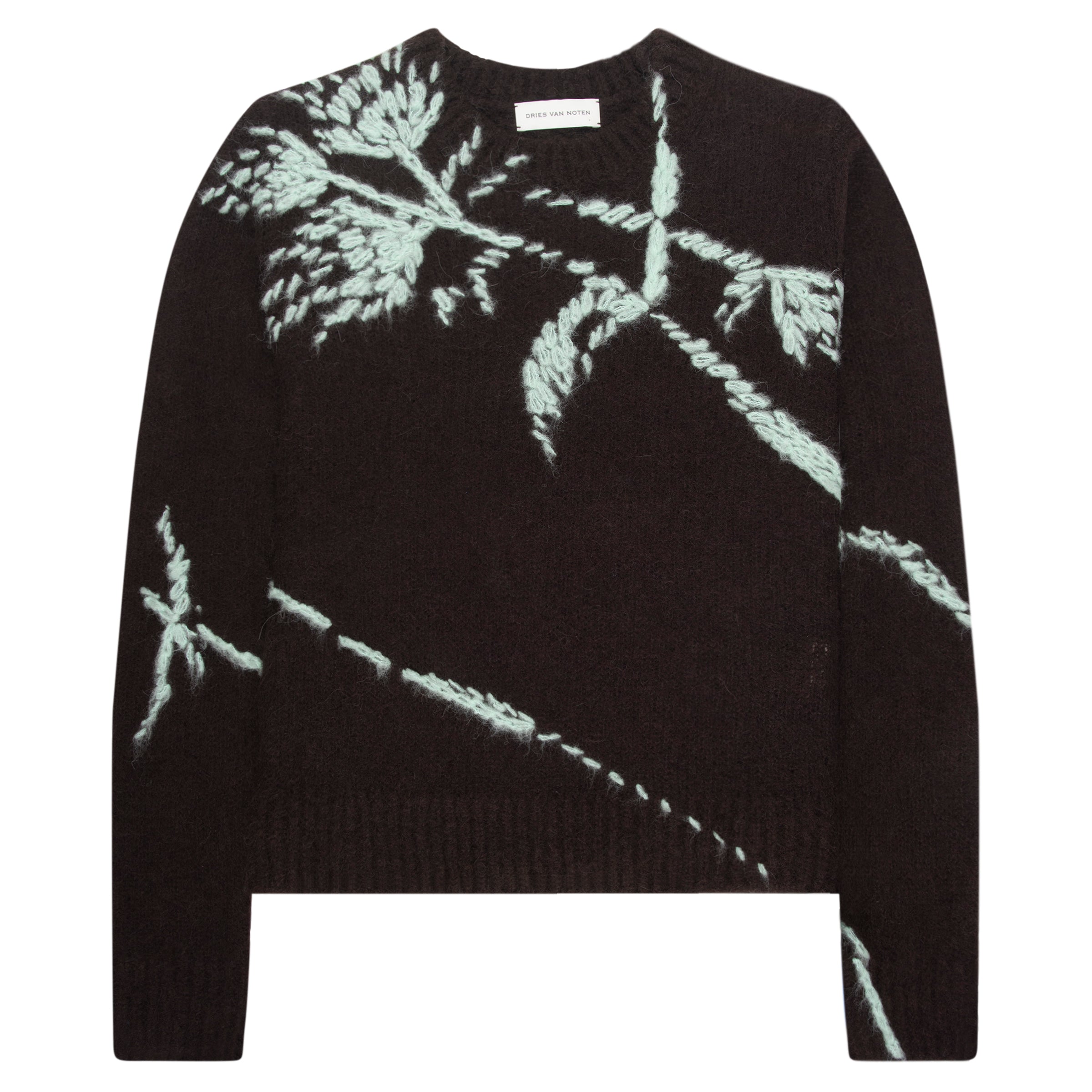 Dries Van Noten Brown Mouche Knitwear