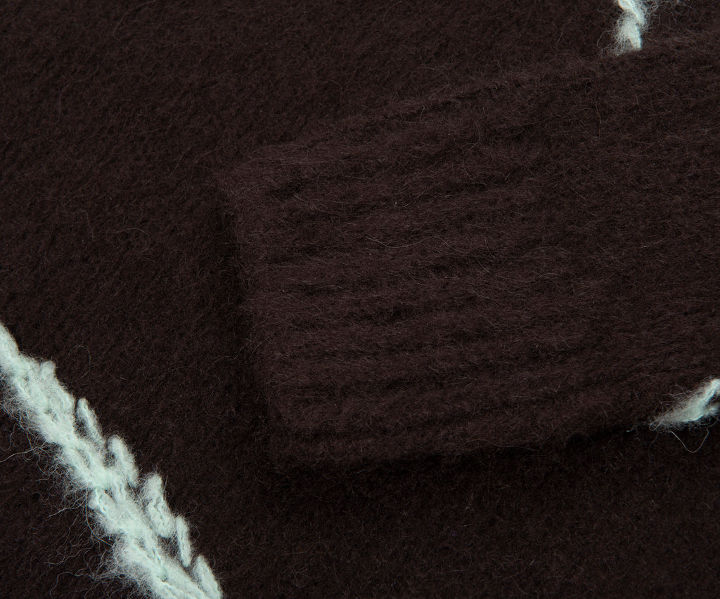 Dries Van Noten Brown Mouche Knitwear