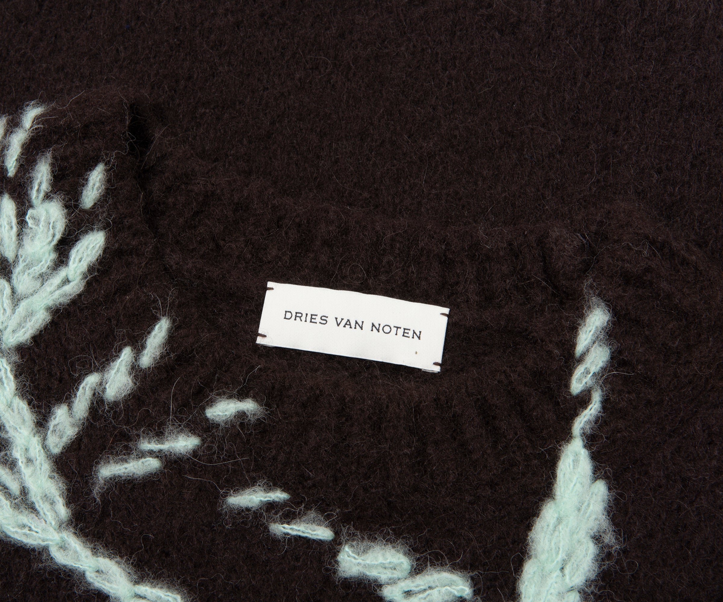 Dries Van Noten Brown Mouche Knitwear