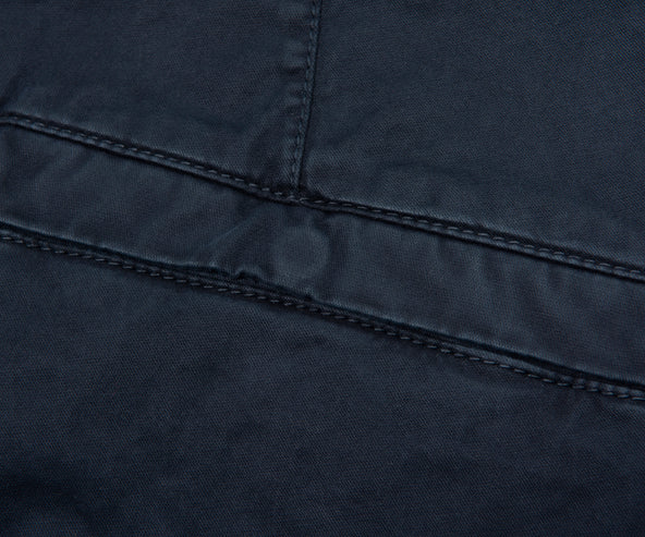 Stone Island Navy Stretch Cotton Shorts