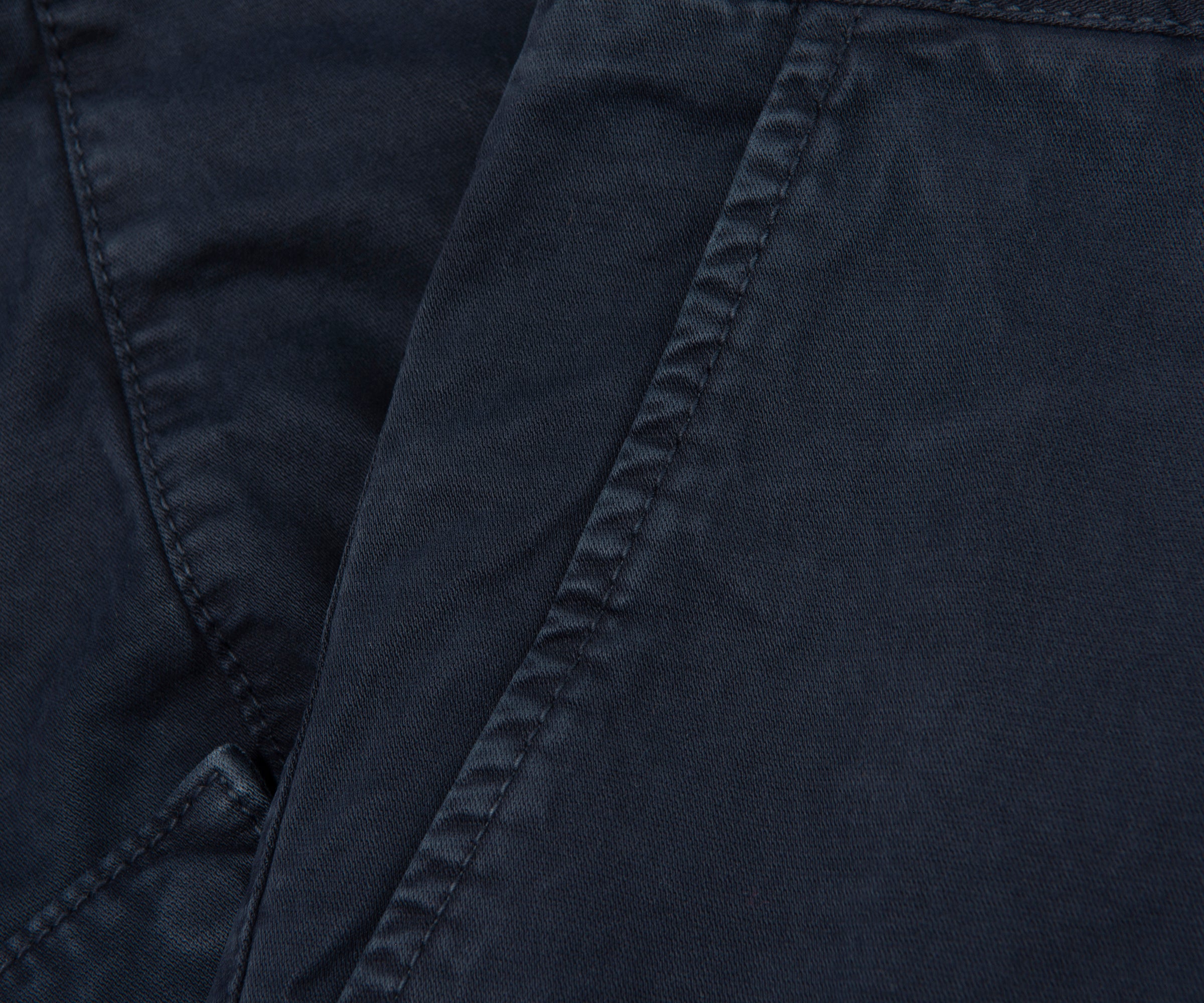 Stone Island Navy Stretch Cotton Shorts