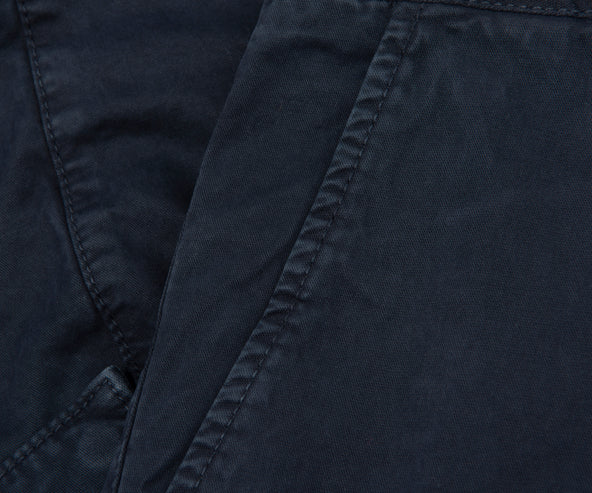 Stone Island Navy Stretch Cotton Shorts